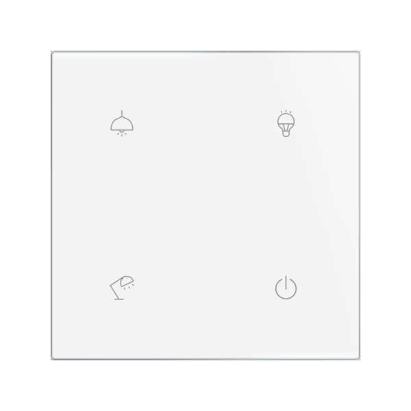 4-kanálový dotykový ovládač GSB3-40/SW, biela