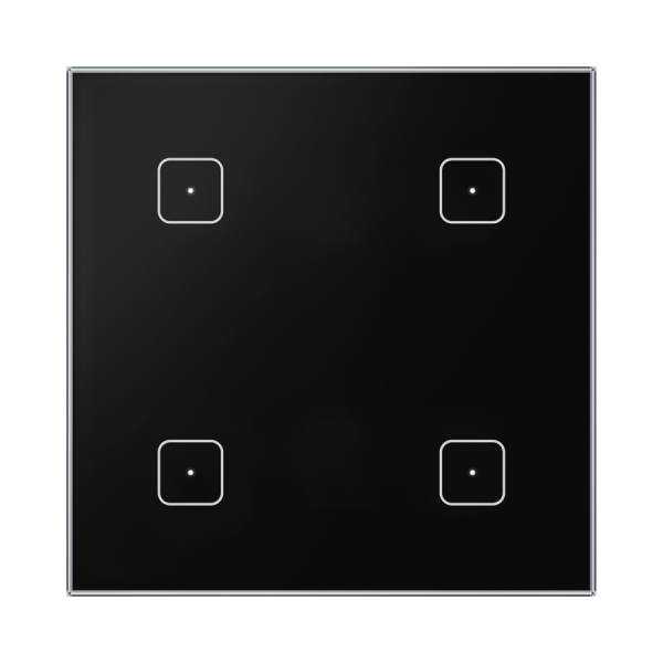 4-kanálový dotykový ovládač GSB3-40/B, čierna