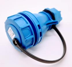 Z�suvka spojovacia IP68 modr� 1x16 TP