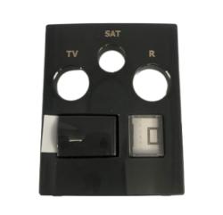 70770 TAT: Kryt zsuvky R-TV-SAT RJ45 opt.k, antracit