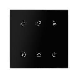 6-kan�lov� dotykov� ovl�da� GSB3-60/SB, �ierny