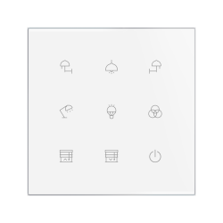 9-kan�lov� dotykov� ovl�da� GSB3-90/SWP, biely, senzor pribl�enia