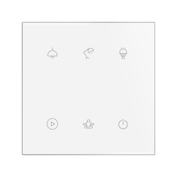 6-kan�lov� dotykov� ovl�da� GSB3-60/SWP, biely, senzor pribl�enia