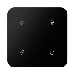 4-kan�lov� dotykov� ovl�da� GSB3-240/SB, �ierny