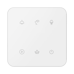 6-kan�lov� dotykov� ovl�da� GSB3-260/SW, biely