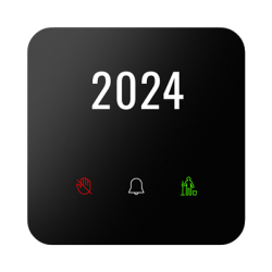 Sklenen� ��ta�ka kariet GCR3-230/B, obl� rohy, �ierna