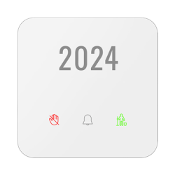 Sklenen� ��ta�ka kariet GCR3-230/W, obl� rohy, biela