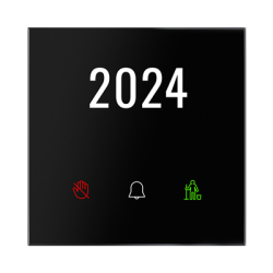 Sklenen� ��ta�ka kariet GCR3-30/B, ostr� rohy, �ierna