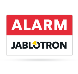 Vstran samolepka ALARM 80 x 50 mm