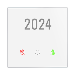 Sklenen� ��ta�ka kariet GCR3-30/W, ostr� rohy, �ierna