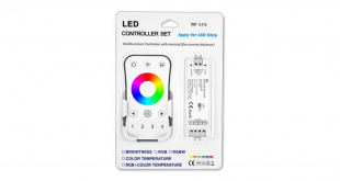 LED RGB ovlda/set, 3x4A,12-24VDC (12V/144W, 24V/288W), spolu s ovldaom LC-SD-R8